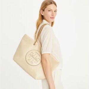 Tory Burch Cream Tote Bag